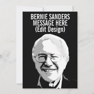 Personalisierter Bernie Sanders Karte