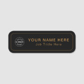 Personalisierter Beruflicher Blick 3" x 1" Rechtec Namensschild (Vorderseite)