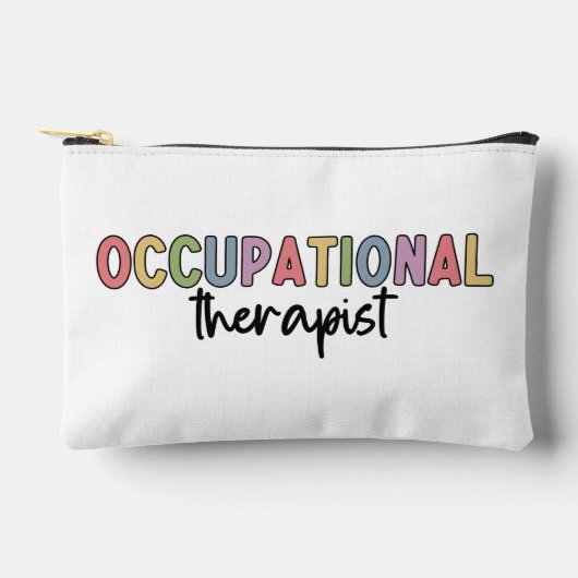 Personalisierter Berufstherapeut OT Geschenke Zubehörtasche (Vorderseite)