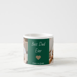 Personalisierter Best-Dad-Ever-Espresso-Becher mit Espressotasse