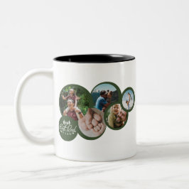 Personalisierter Best Dad Ever Foto-Becher  Zweifarbige Tasse