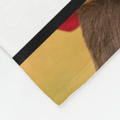 Personalisierter Best Dog Vater je benutzerdefinie Fleecedecke (Ecke)