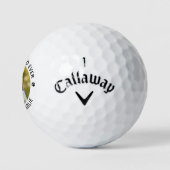 Personalisierter Best Dog Vater je benutzerdefinie Golfball (Logo)