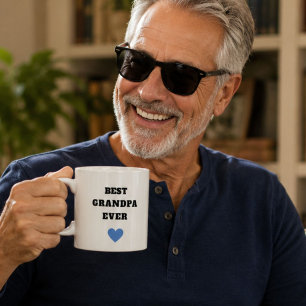 Personalisierter Best Grandpa Ever Kaffeebecher Ge Kaffeetasse