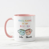 Personalisierter Best-Tea-Becher – Geschenk für be Tasse (Links)