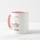 Personalisierter Best-Tea-Becher – Geschenk für be Tasse (Vorderseite Links)