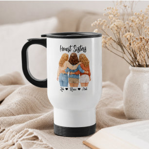 Personalisierter Beste-Freund-Tasse Freundschaft Reisebecher