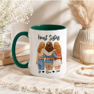 Personalisierter Beste-Freundin-Tasse Freundscha Tasse
