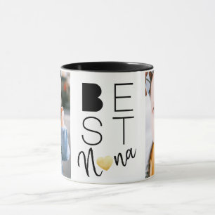 Personalisierter Beste Oma 2 Foto Becher Tasse