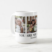 Personalisierter Bestea (Bestie + Tee) Text 3 Foto Kaffeetasse (Vorderseite Links)