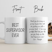 Personalisierter bester Berater für jeden Manager Tasse