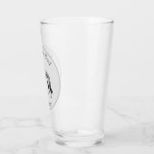 Personalisierter Bester Borzoi-Vater Glas (Links)