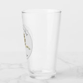 Personalisierter Bester Borzoi-Vater Glas (Links)