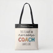Personalisierter bester Coach je | Phantastische B Tasche (Vorderseite)