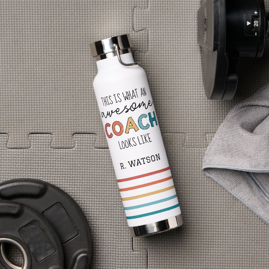 Personalisierter bester Coach je | Phantastische B Trinkflasche (Fitnessstudio)