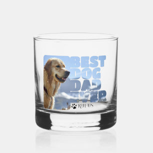 Personalisierter bester Hundedaddy überhaupt Whiskyglas
