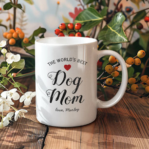 Personalisierter „Bester Hundemama der Welt“-Beche Kaffeetasse