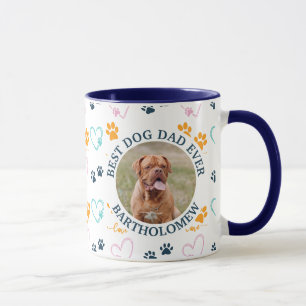 Personalisierter BESTER HUNDEVATER ALLER ZEITEN Ma Tasse