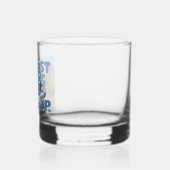 Personalisierter bester Hundevater Whiskyglas (Links)