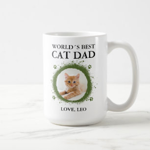 Personalisierter Bester Katzenvater Kaffeetasse