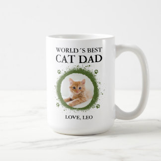 Personalisierter Bester Katzenvater Kaffeetasse