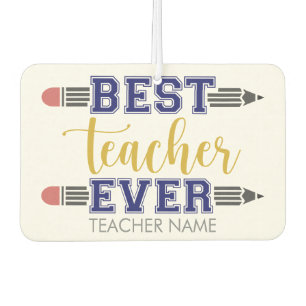 Personalisierter bester Lehrer je - individuelles  Autolufterfrischer
