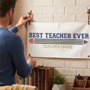 Personalisierter bester Lehrer je - individuelles Banner