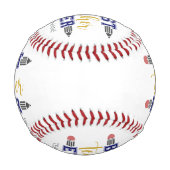 Personalisierter bester Lehrer je - individuelles Baseball (Rückseite)