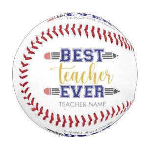 Personalisierter bester Lehrer je - individuelles Baseball