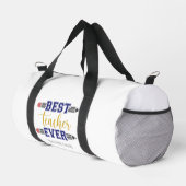 Personalisierter bester Lehrer je - individuelles  Duffle Bag (Rechte Ecke)