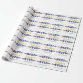 Personalisierter bester Lehrer je - individuelles Geschenkpapier (Ungerollt)