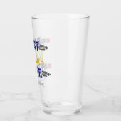 Personalisierter bester Lehrer je - individuelles Glas (Links)