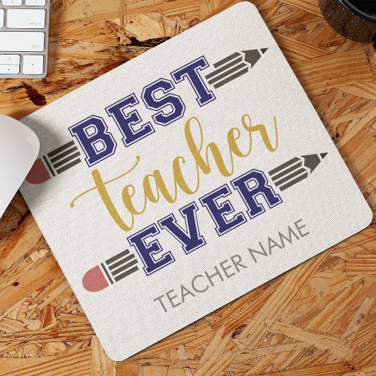 Personalisierter bester Lehrer je - individuelles  Mousepad