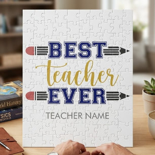 Personalisierter bester Lehrer je - individuelles Puzzle