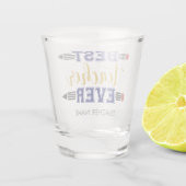 Personalisierter bester Lehrer je - individuelles  Schnapsglas (Rückseite)