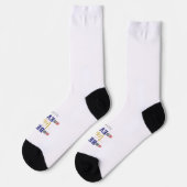 Personalisierter bester Lehrer je - individuelles Socken (Linkes Detail)