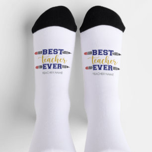 Personalisierter bester Lehrer je - individuelles  Socken