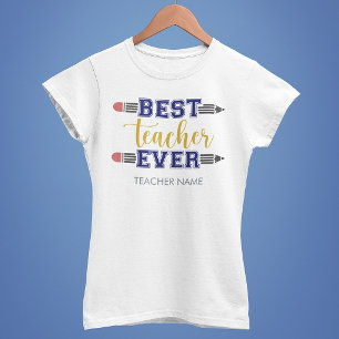 Personalisierter bester Lehrer je - individuelles T-Shirt