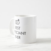 Personalisierter bester Offizier je Tasse für Hoch (Vorderseite Links)