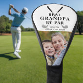 Personalisierter bester Opa nach Par Foto Golf Headcover