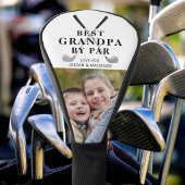 Personalisierter bester Opa nach Par Foto Golf Headcover