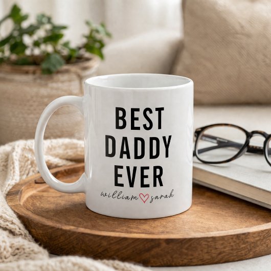 Personalisierter Bester Papa Aller Zeiten | Benutz Kaffeetasse