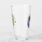 Personalisierter Bester Papa von Par Custom-Hundef Glas (Links)