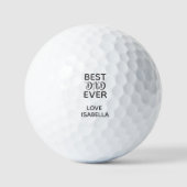 Personalisierter Bester Vater Aller Zeiten Golfball (Vorderseite)