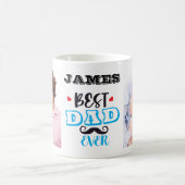 Personalisierter bester Vater Ever mit Fotos Tasse (Mittel)