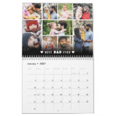 Personalisierter bester Vater Fotocollage Vater Kalender (Jan 2027)