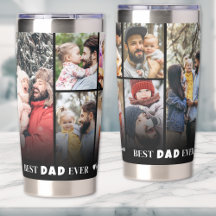 Personalisierter bester Vater Fotocollage Vater