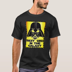 Personalisierter BESTER VATER IN DER GALAXY Modern T-Shirt