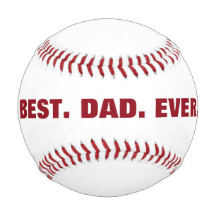Personalisierter bester Vater je Baseball