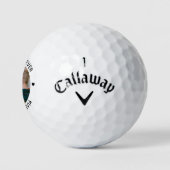Personalisierter bester Vater je benutzerdefiniert Golfball (Logo)